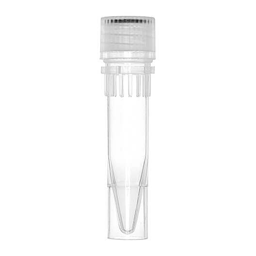 1.5 ml Screw Cap Tube, Self-standing, Clear Tube with Clear Cap (SCT-150SS-C-S-100)