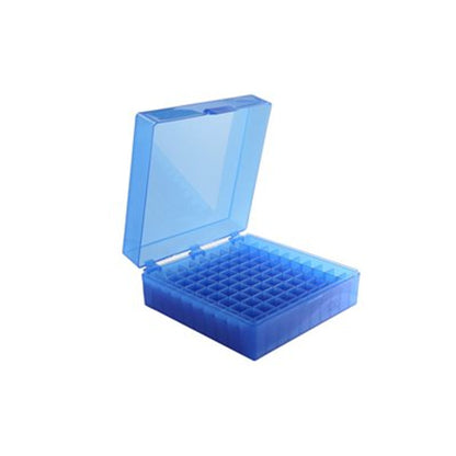 100-Well Microtube Storage Box, blue