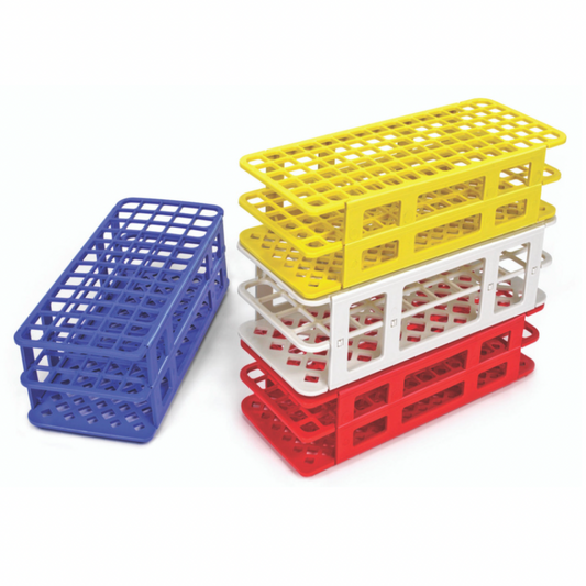 16mm Fold and Snap test tube racks, assorted colors