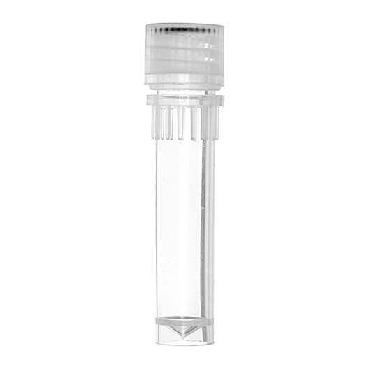 2.0 ml Screw Cap Tube, Self-standing, Clear Tube with Clear Cap, Sterile