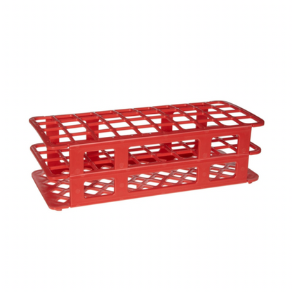 21 mm Fold and Snap Test Tube Racks, red