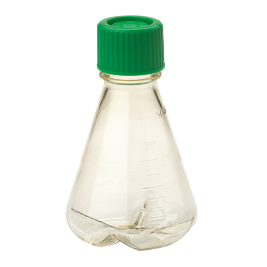 250mL Erlenmeyer Flask, Vent Cap, Baffled Bottom