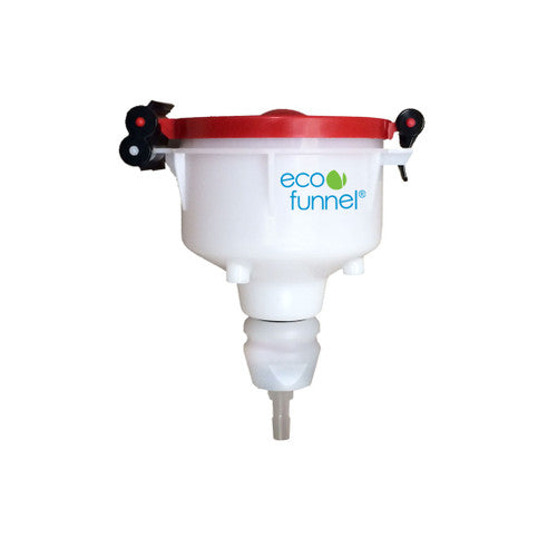 4" ECO Funnel® with barb adapter for 3/8" ID tubing (EF-4-SF-029)