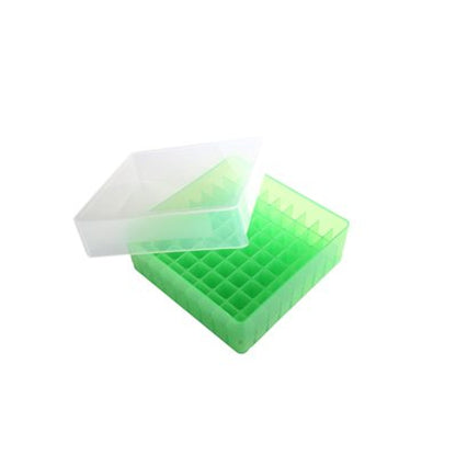 81-well Microtube Storage Box, Green