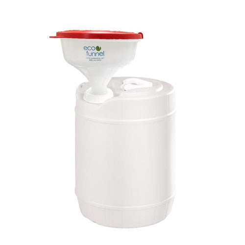 8" ECO Funnel® EF2 System with 5 gal plastic drum, 70mm (FS-70) (EF2-8-FS70-SYS)