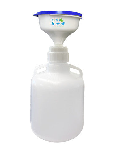 8" ECO Funnel® EF2 system with 10 Liter Carboy, 83mm (83B) closure (EF2-8-83B-SYS)