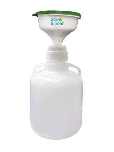 8" ECO Funnel® EF2 system with 10 Liter Carboy, 83mm (83B) closure (EF2-8-83B-SYS)