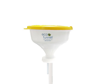 8" ECO Funnel® EF2 with 70mm SW cap adapter (for 6TPI buttress containers) (EF2-8-SW)