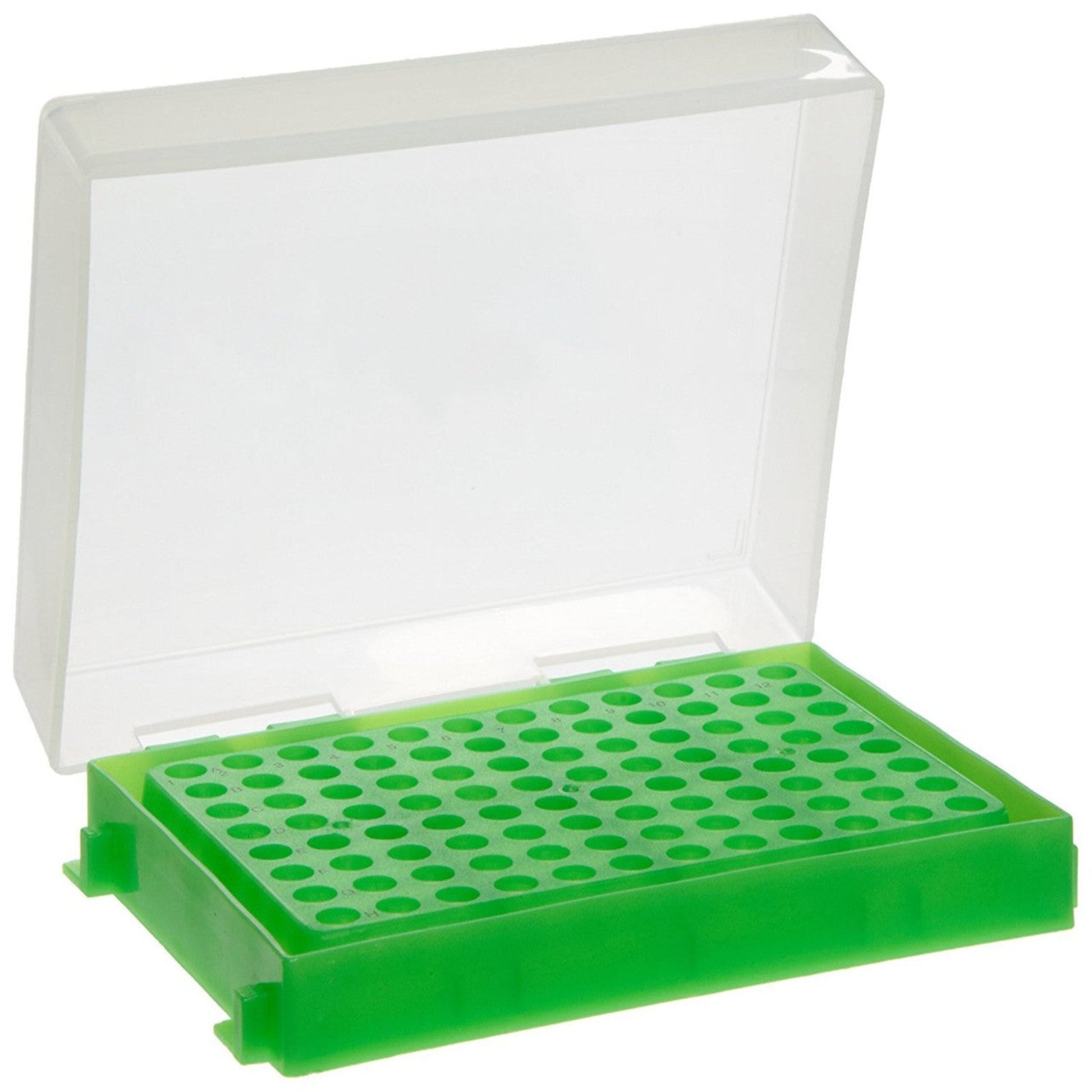 96-well PCR Tube Racks, green