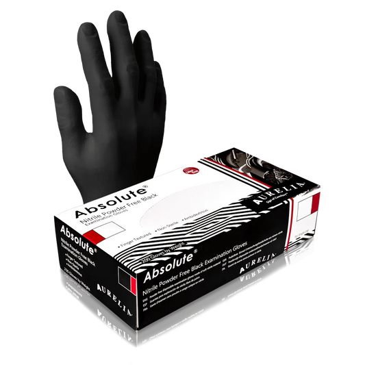 Absolute Nitrile Powder-Free Gloves, black