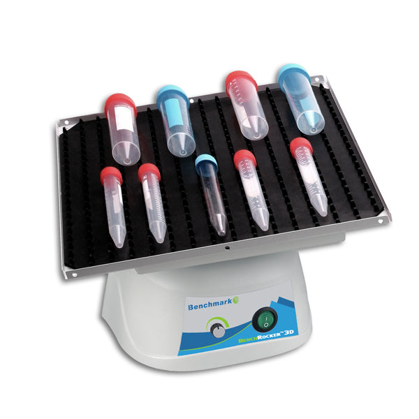 BenchRocker™ 3D Nutating Shaker, variable speed, 12"x12" platform with 2 mats (B3D2300)