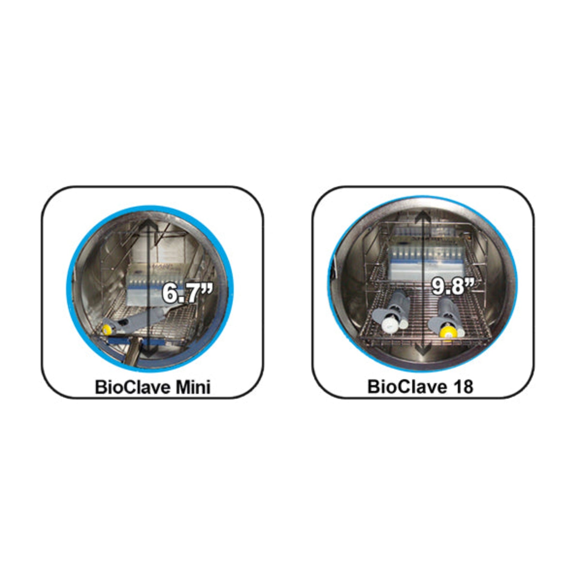 BioClave™ Mini Research Autoclaves interior