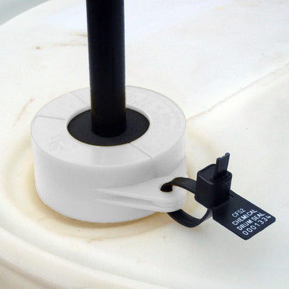 Drum Feed Safety Clamp, Fixed Size Filter for 3/8" Drum Probe, Various Colors (CFS-1118)