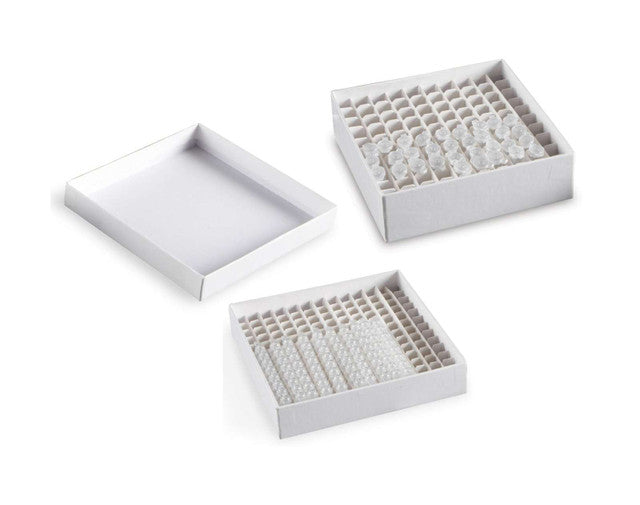 Cardboard Cryogenic Freezer Box, White