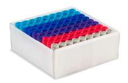 Corrugated Polypropylene Cryogenic Freezer Box, 1.5/2mL, 81-Place