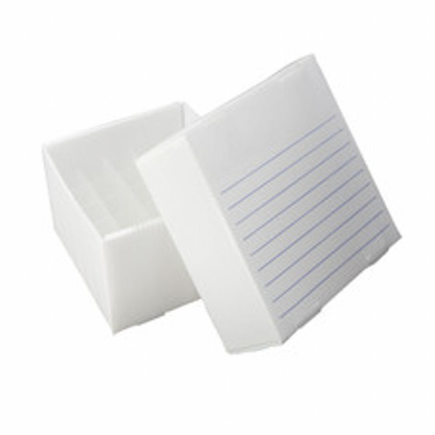 Corrugated Polypropylene Cryogenic Freezer Box, 5mL, 25-Place, Natural
