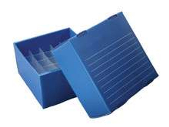 Corrugated Polypropylene Cryogenic Freezer Box, 5mL, 25-Place