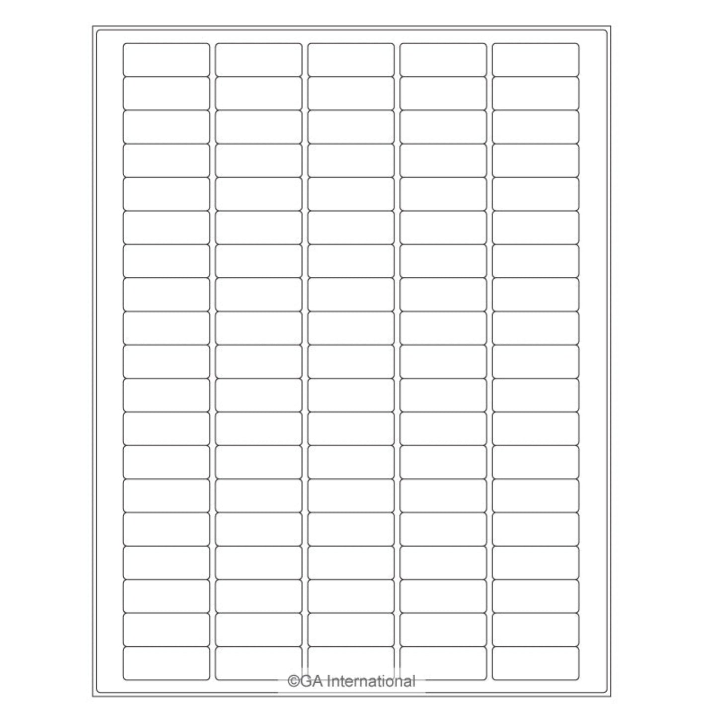 Cryogenic Laser Labels for Frozen Vials and Containers – 1.42″ x 0.55″