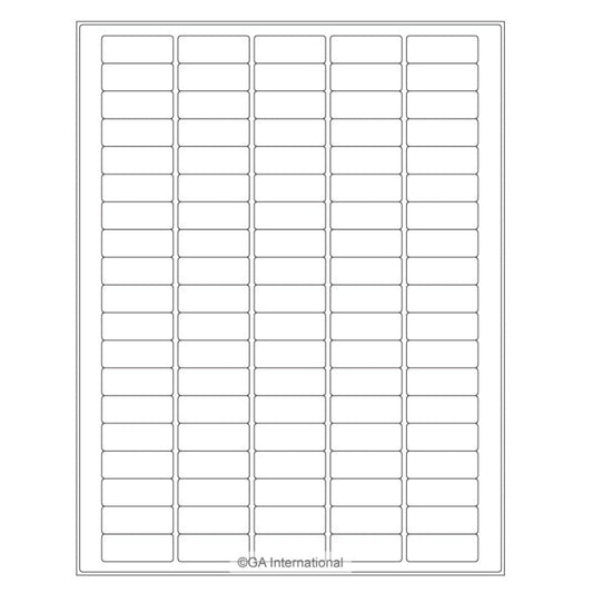 Cryogenic Laser Labels for Frozen Vials and Containers – 1.42″ x 0.55″