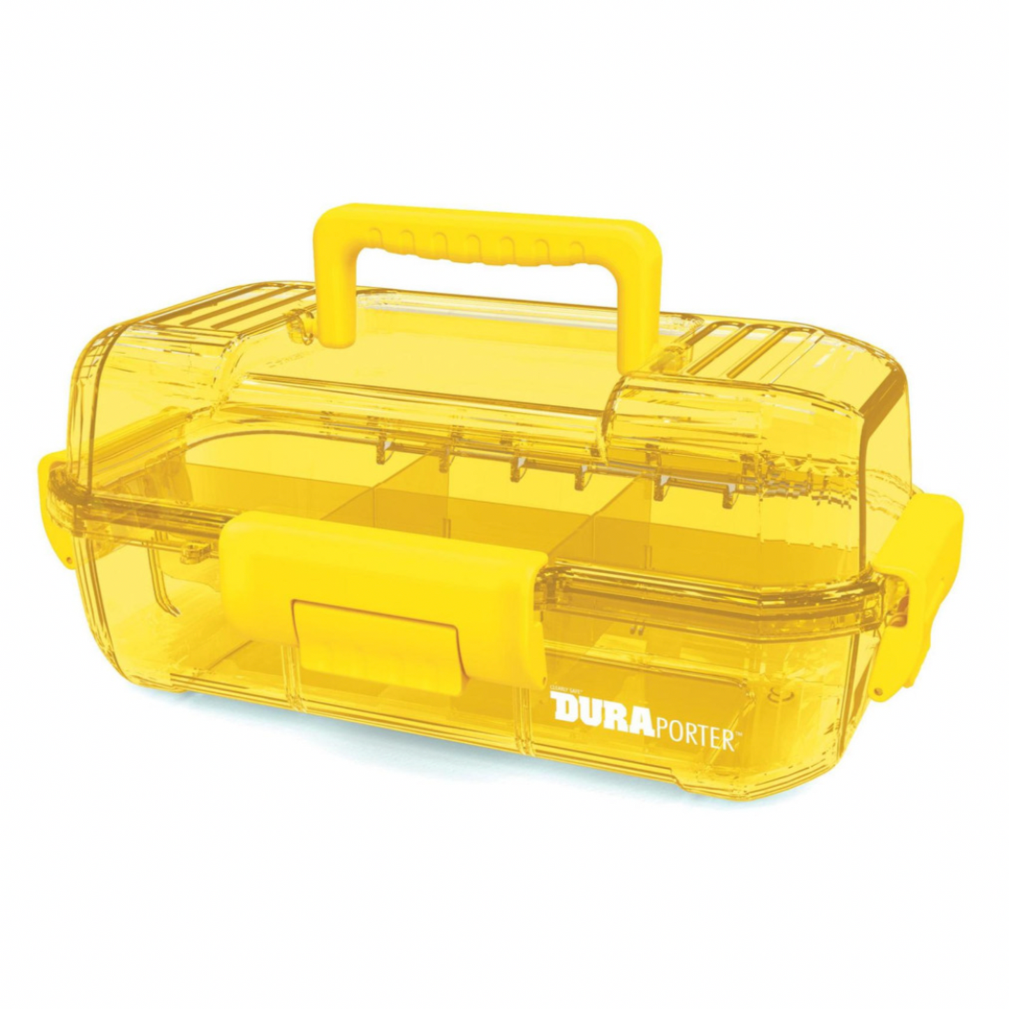 DURAPORTER® Sealed Specimen or Sample Transport Box/Tote, yellow