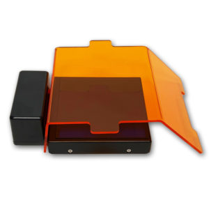 Orange filter cover for mini LED transilluminator