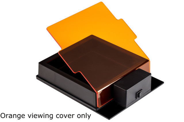 Orange viewing cover