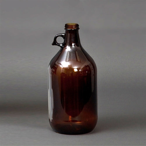 2 Liter Glass Solvent Jug, 38-430 PTFE Lined Caps, each (EC-38GL-2)