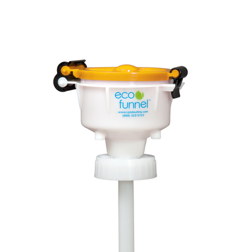 4" ECO Funnel with 70mm Nalgene® cap adapter, Various Lid Colors (EF-4-30020)