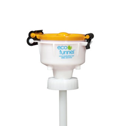 4" ECO Funnel with 70mm Nalgene® cap adapter, Various Lid Colors (EF-4-30020)