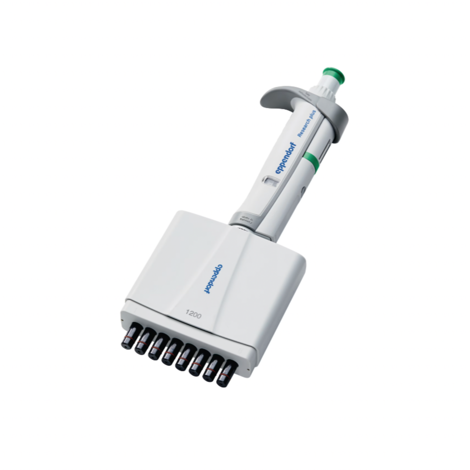 Eppendorf Research® plus, 8-channel, variable, 120 – 1,200 µL, dark green