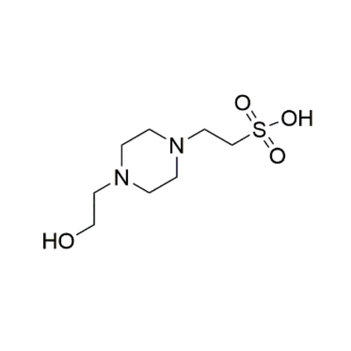 HEPES chemical structure