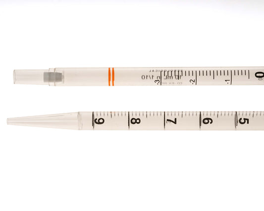 10mL Pipet, Individually Wrapped, Plastic/Plastic, Bag, Sterile, Case of 200 (229210A)