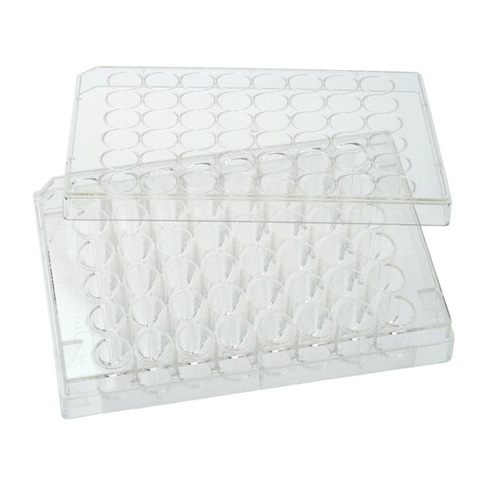 48 Well Tissue Culture Plate with Lid, Individual, Sterile, Case of 50 (229147)