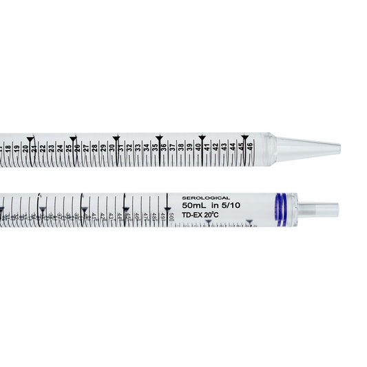 50mL Pipet, Individually Wrapped, Plastic/Plastic, Bag, Sterile, Case of 90 (229230A)