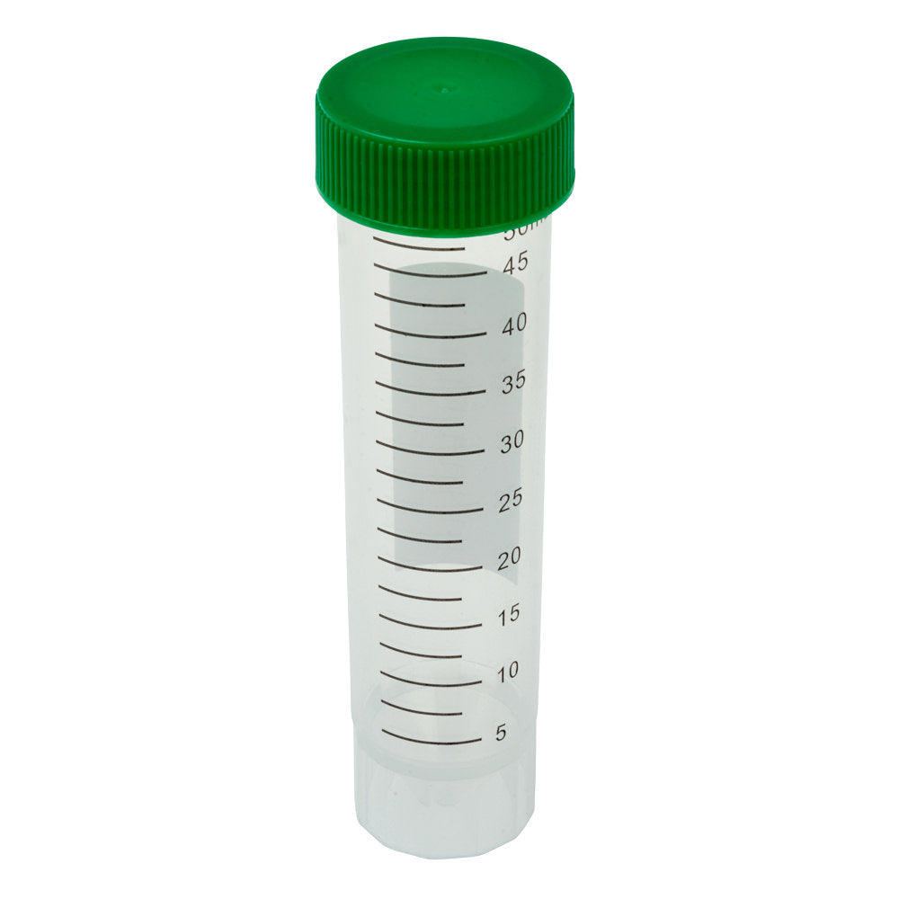 50mL Centrifuge Tube - Self-Standing, Bag, Sterile, Case of 500 (229430)