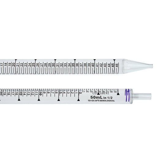 50mL Pipet, Individually Wrapped, Paper/Plastic, Bag, Sterile, Case of 200 (229031B)