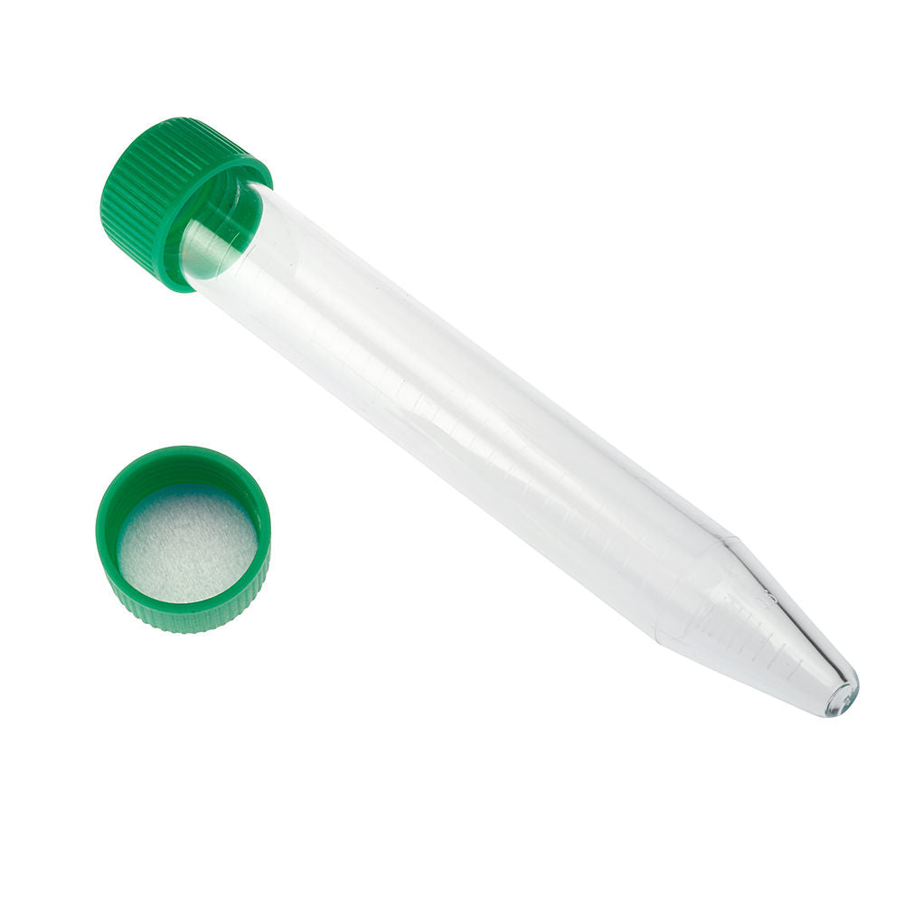 15mL Polystyrene Centrifuge Tube, Sure Cap  - Bag, Sterile, Case of 500 (229491)