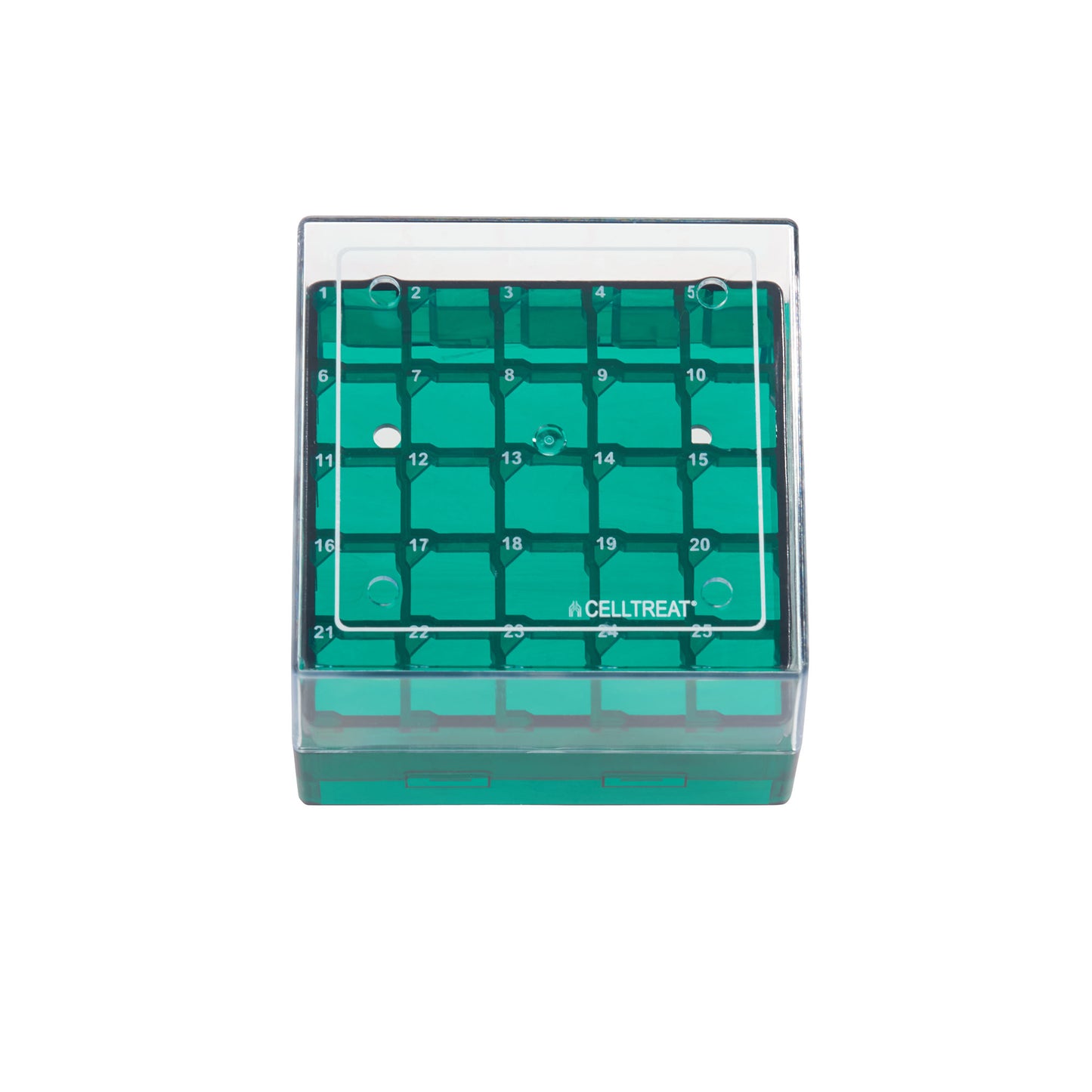 Storage Box, CF Cryogenic Vial, 25 Place, Polycarbonate, Non-sterile, Case of 5 (229942)