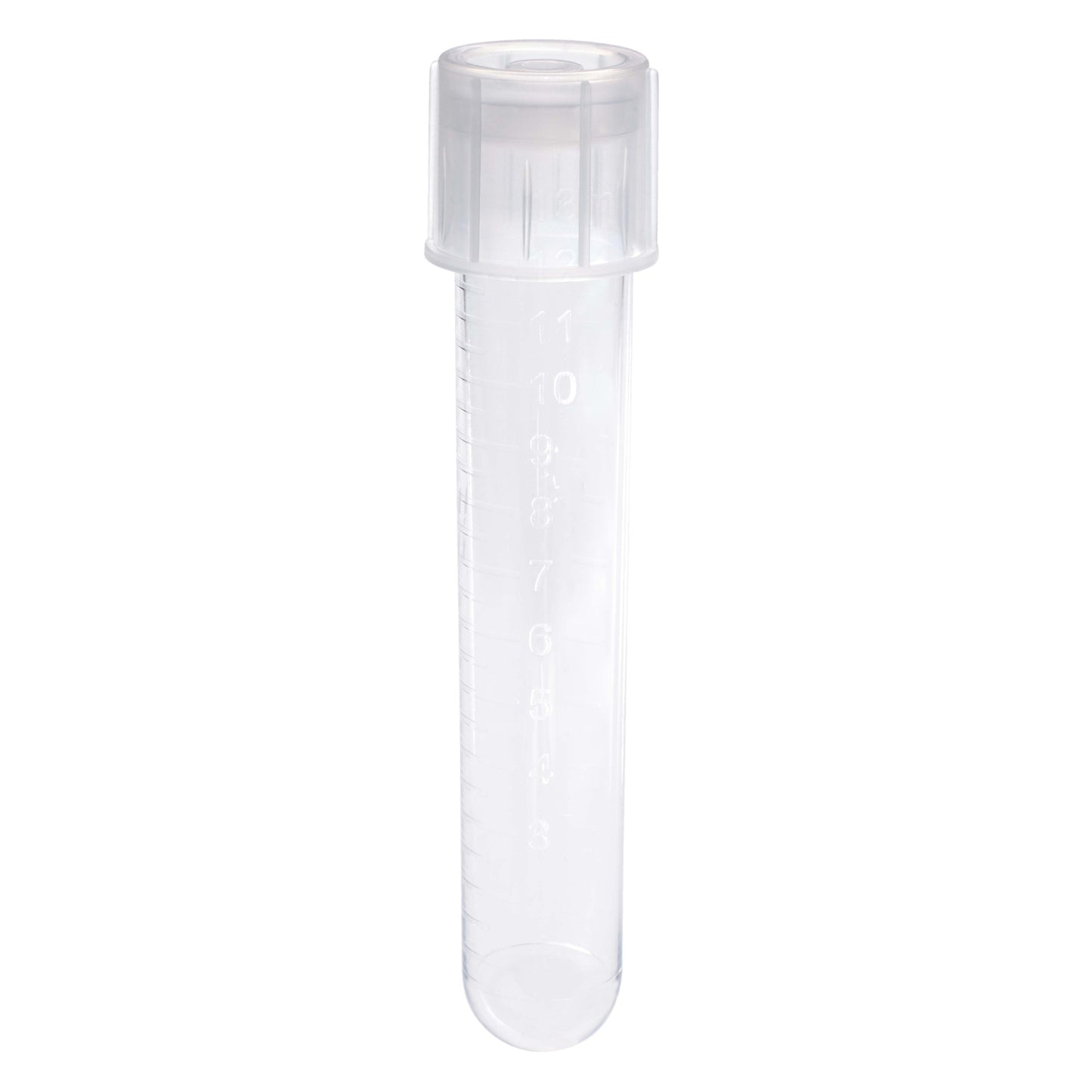 14mL Culture Tube and Dual Cap, PS, Sterile, Case of 500 (230440)