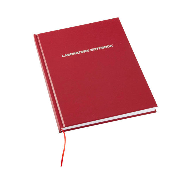 Laboratory Notebook, Red (HS8610D)