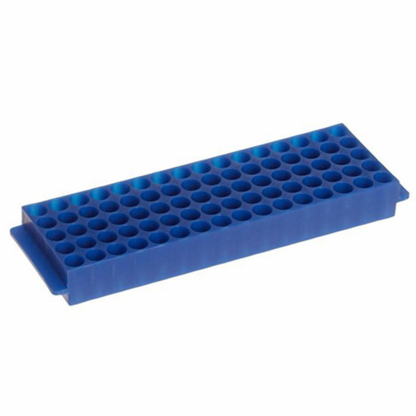 Microtube rack, 80-well blue