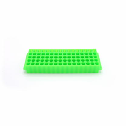 Microtube rack, 80-well green