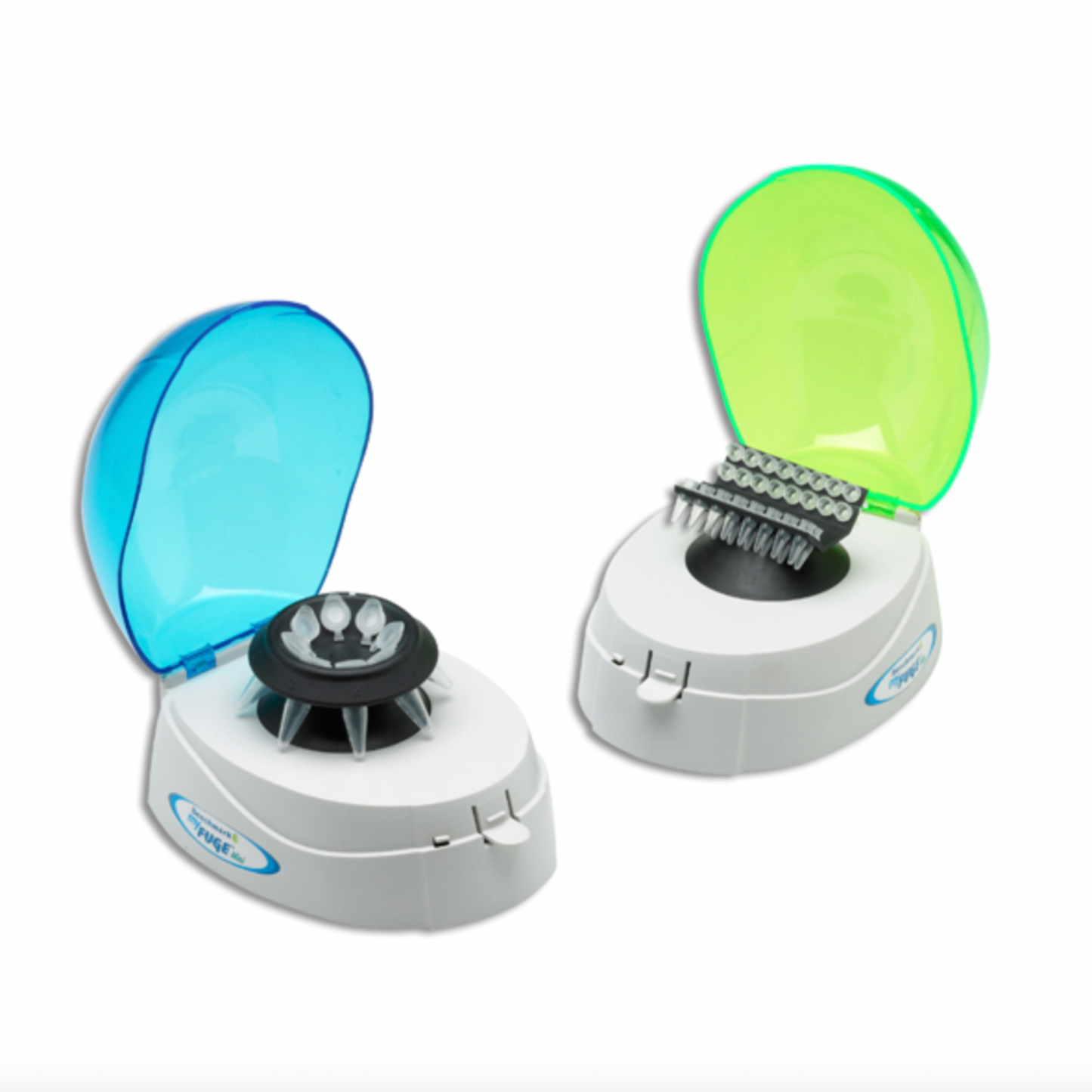 MyFuge Mini Centrifuge, blue and green lids