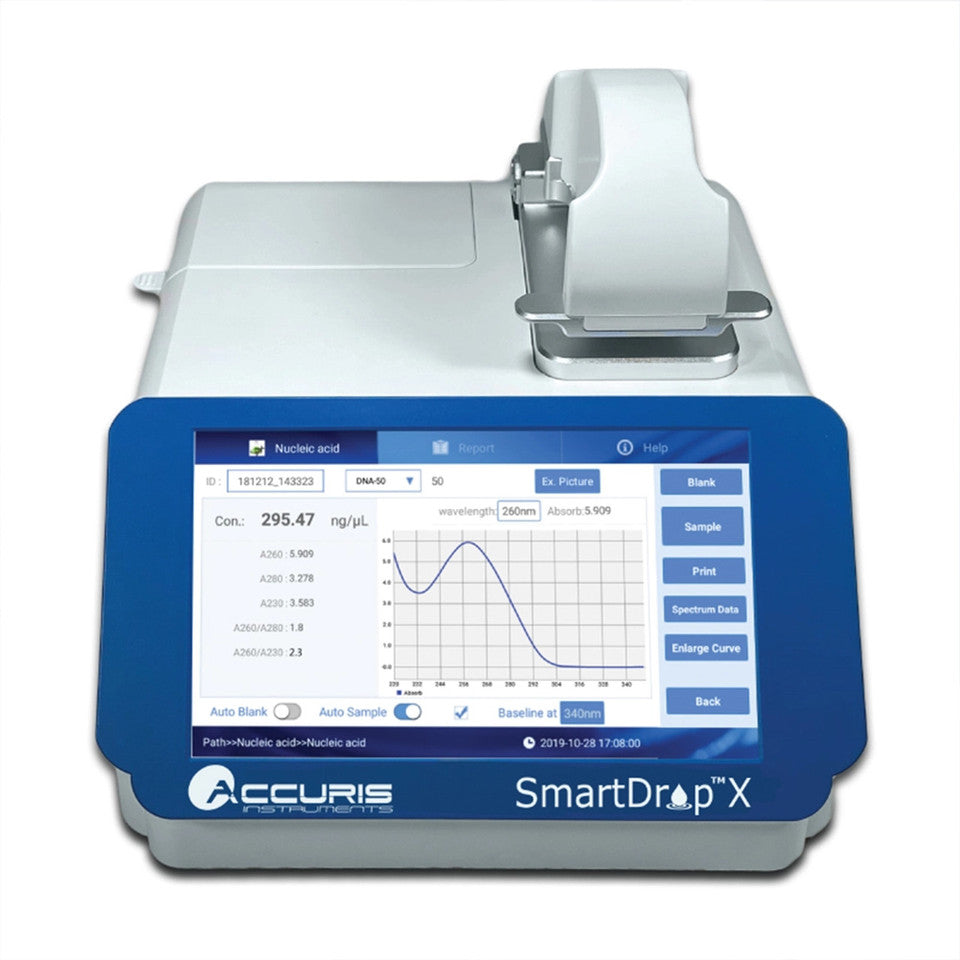 Accuris SmartDrop Nano Spectrophotometer, X Nano