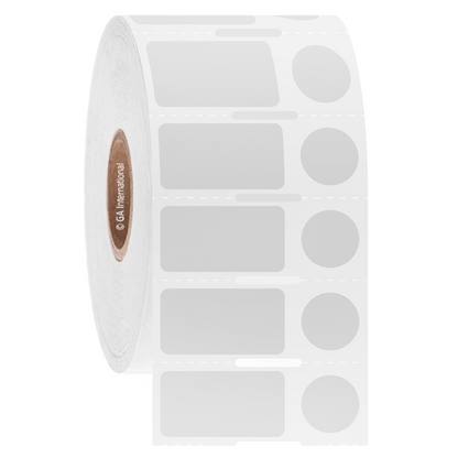 NitroTAG® – Cryo Barcode Labels for Liquid Nitrogen Storage, 1" core, white