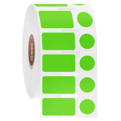 NitroTAG® – Cryo Barcode Labels for Liquid Nitrogen Storage, 1" core, green