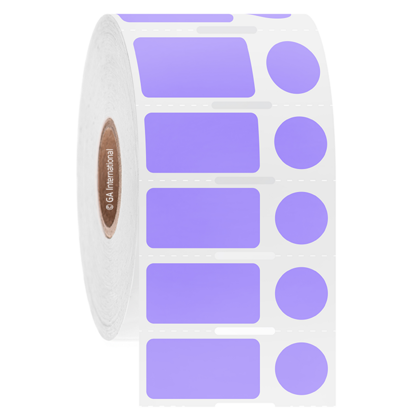 NitroTAG® – Cryo Barcode Labels for Liquid Nitrogen Storage, 1" core, lavender