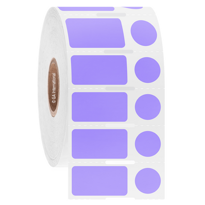 NitroTAG® – Cryo Barcode Labels for Liquid Nitrogen Storage, 1" core, lavender