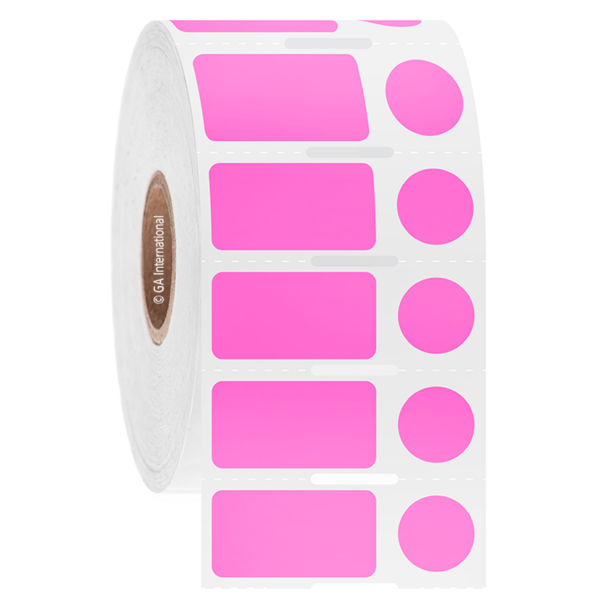 NitroTAG® – Cryo Barcode Labels for Liquid Nitrogen Storage, 1" core, pink