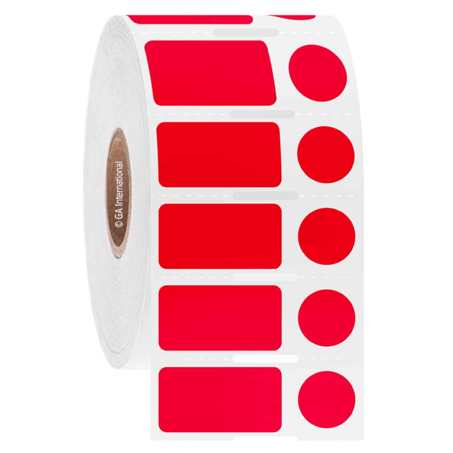 NitroTAG® – Cryo Barcode Labels for Liquid Nitrogen Storage, 1" core, red